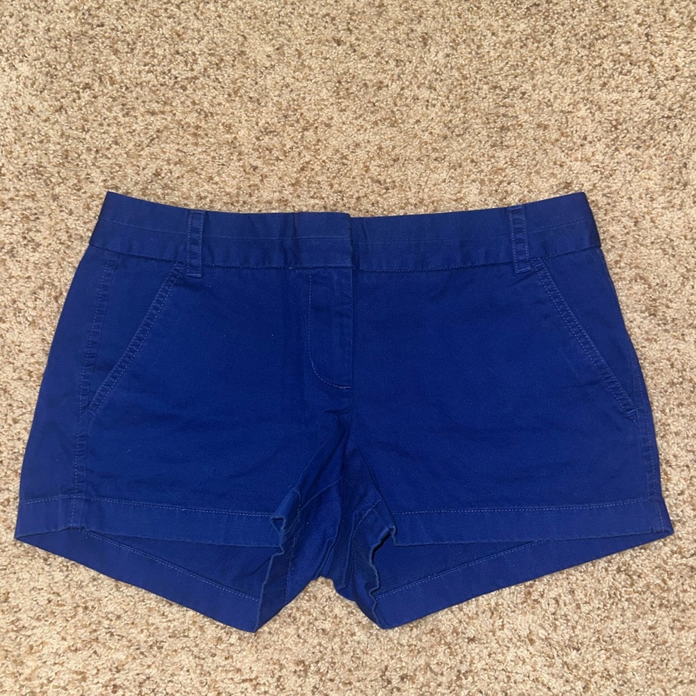 J. Crew Royal Blue Chino Shorts
